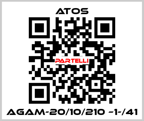 AGAM-20/10/210 –1-/41 Atos