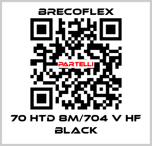 70 HTD 8M/704 V HF Black Brecoflex