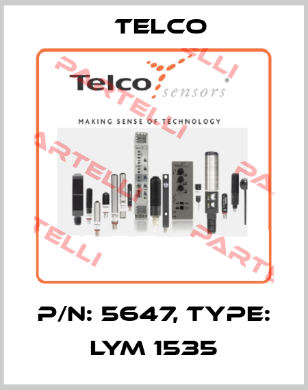 p/n: 5647, Type: LYM 1535 Telco