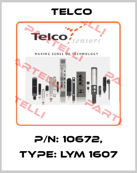 p/n: 10672, Type: LYM 1607 Telco
