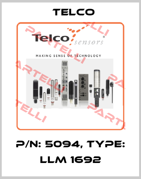 p/n: 5094, Type: LLM 1692 Telco