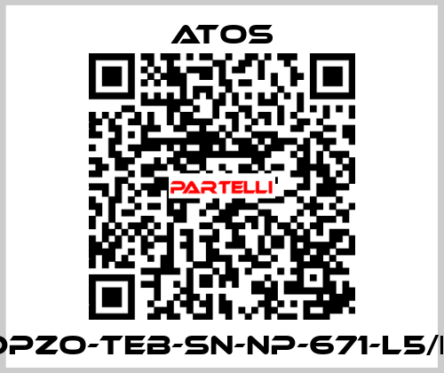 DPZO-TEB-SN-NP-671-L5/E Atos
