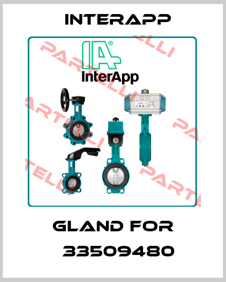 gland for 	33509480 InterApp