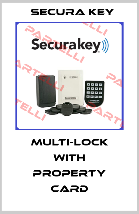 Multi-lock with property card Secura Key