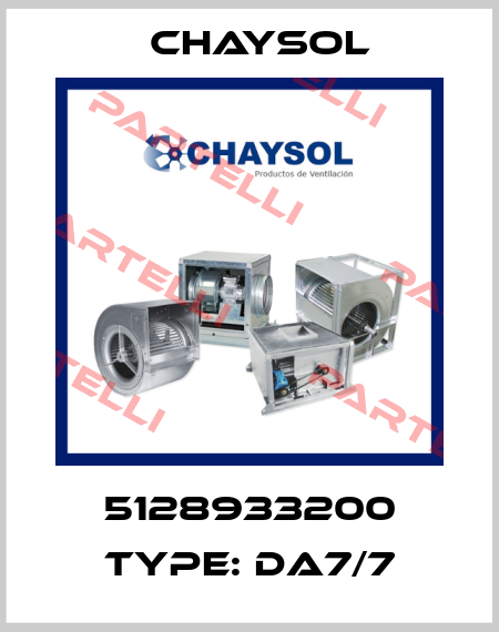 5128933200 Type: DA7/7 Chaysol