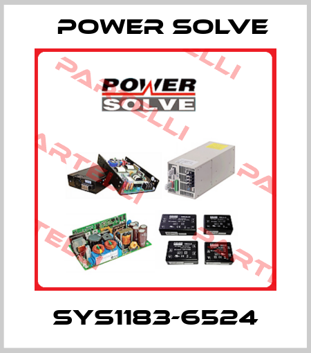 SYS1183-6524 Power Solve