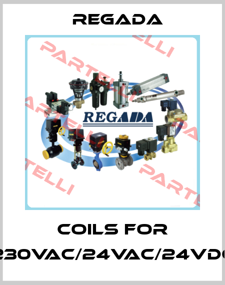 Coils for 230VAC/24VAC/24VDC Regada