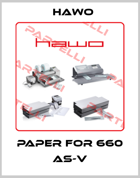 paper for 660 AS-V HAWO