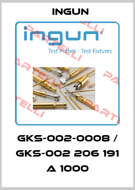 GKS-002-0008 / GKS-002 206 191 A 1000 Ingun