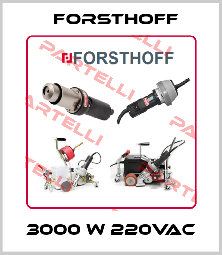 3000 W 220VAC Forsthoff