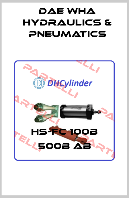 HS-FC 100B 500B AB Dae Wha Hydraulics & Pneumatics