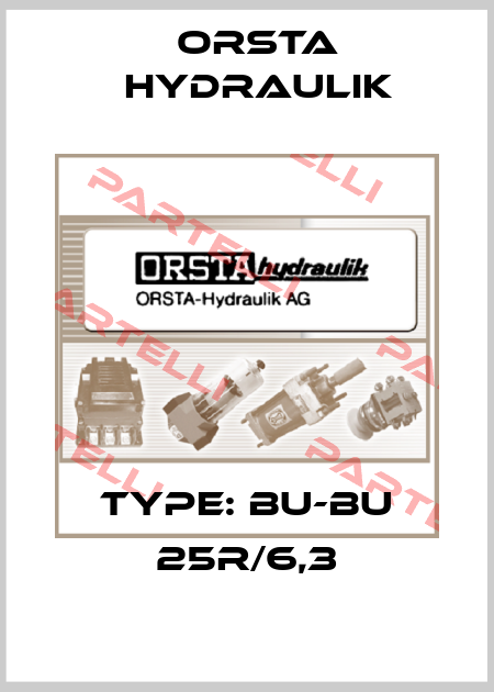 Type: Bu-Bu 25R/6,3 Orsta Hydraulik