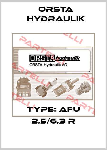 Type: Afu 2,5/6,3 R Orsta Hydraulik