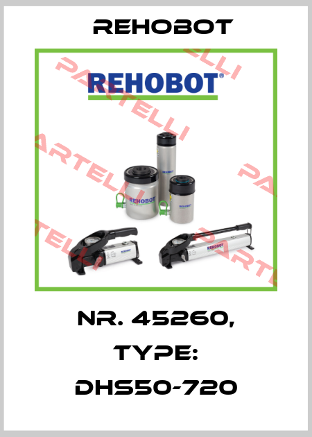 Nr. 45260, Type: DHS50-720 Rehobot