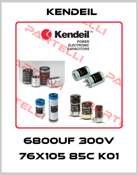 6800uF 300V 76x105 85C K01 Kendeil