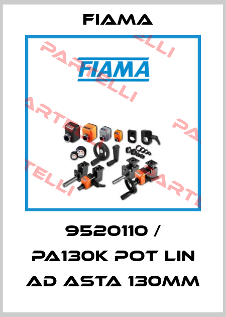 9520110 / PA130K POT LIN AD ASTA 130mm Fiama