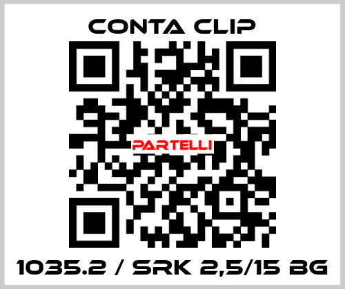 1035.2 / SRK 2,5/15 BG Conta Clip