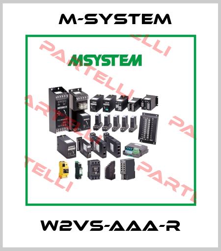 W2VS-AAA-R M-SYSTEM