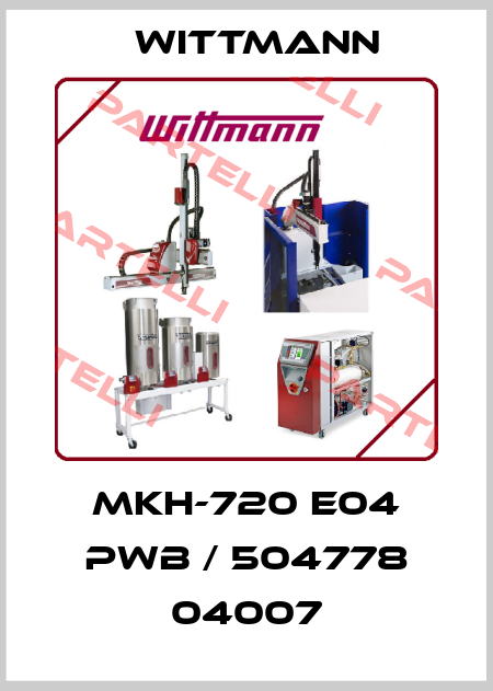 MKH-720 E04 PWB / 504778 04007 Wittmann