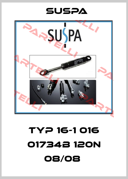 TYP 16-1 016 01734B 120N 08/08  Suspa