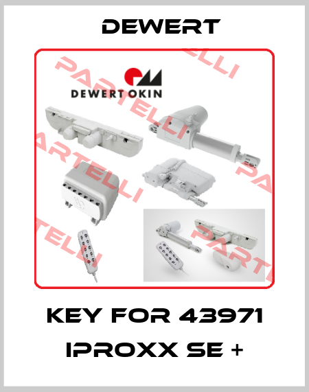 Key for 43971 IPROXX SE + DEWERT
