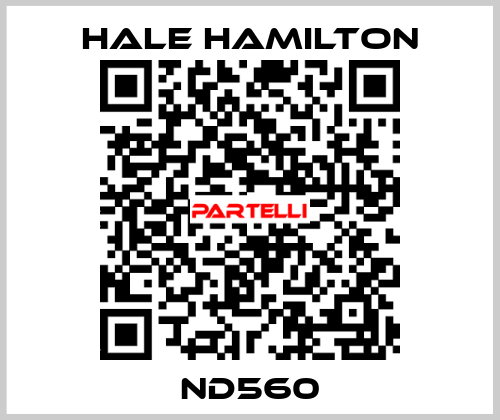 ND560 HALE HAMILTON