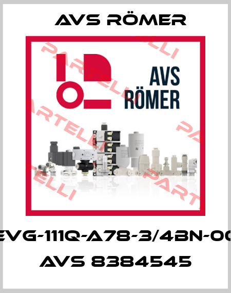 EVG-111Q-A78-3/4BN-00  AVS 8384545 Avs Römer