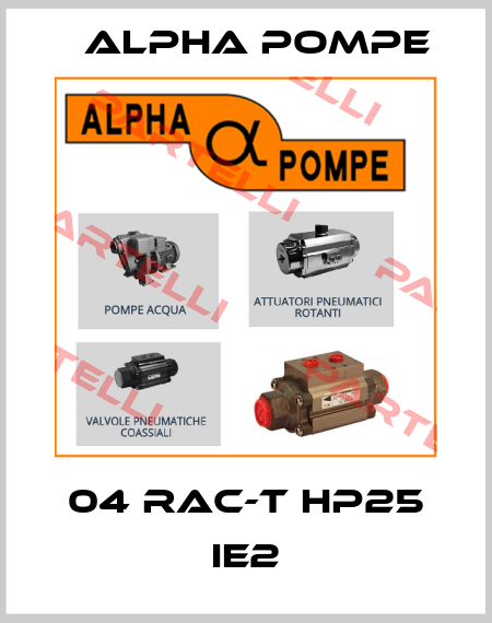 04 RAC-T HP25 IE2 Alpha Pompe