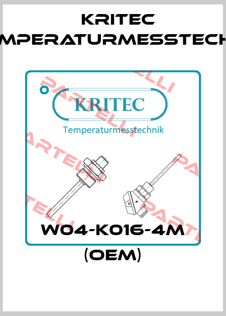 W04-K016-4M (OEM) Kritec Temperaturmesstechnik