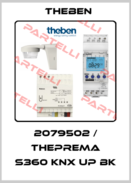 2079502 / thePrema S360 KNX UP BK Theben