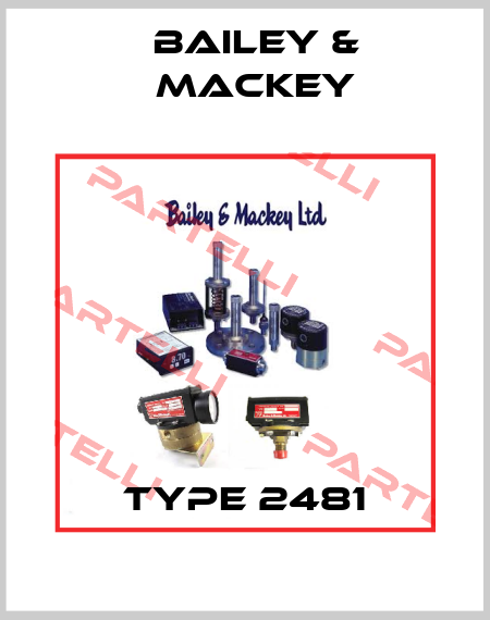 TYPE 2481 Bailey-Mackey