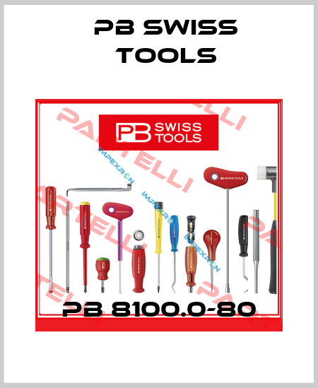 PB 8100.0-80 PB Swiss Tools