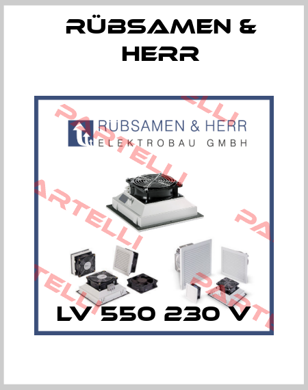 LV 550 230 V Rübsamen & Herr