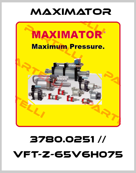 3780.0251 // VFT-Z-65V6H075 Maximator