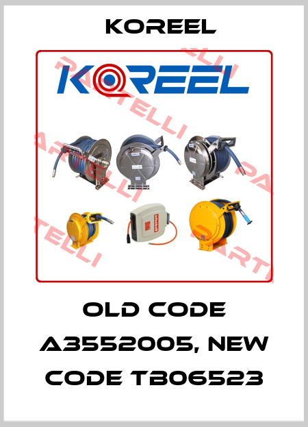 old code A3552005, new code TB06523 Koreel