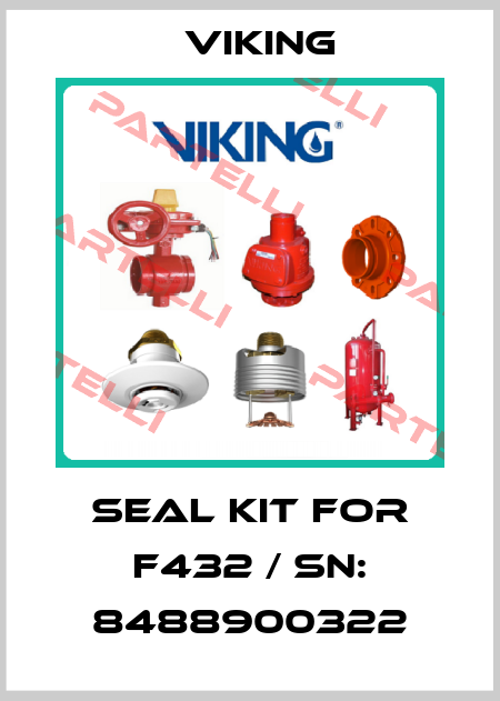seal kit for F432 / Sn: 8488900322 Viking