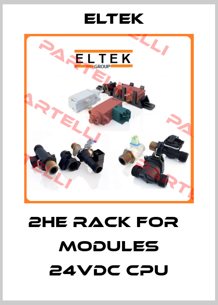 2HE rack for   modules 24VDC CPU Eltek