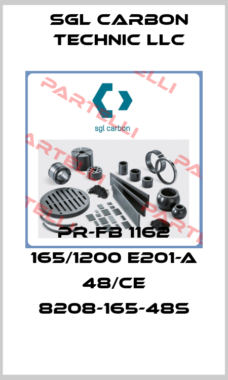 PR-FB 1162 165/1200 E201-A 48/CE 8208-165-48S Sgl Carbon Technic Llc