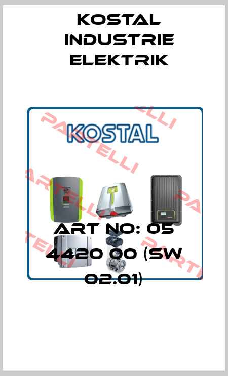 Art No: 05 4420 00 (SW 02.01) Kostal Industrie Elektrik