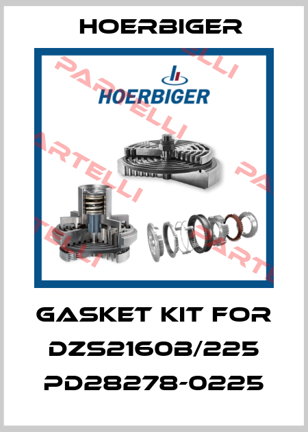 Gasket kit for DZS2160B/225 PD28278-0225 Hoerbiger