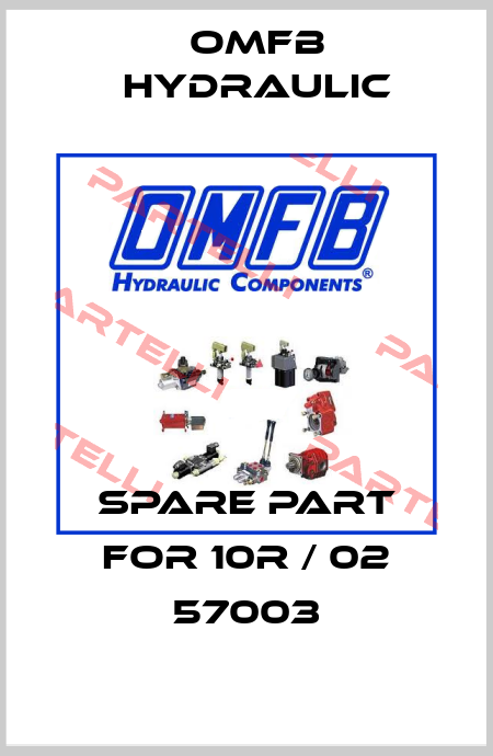spare part for 10R / 02 57003 OMFB Hydraulic