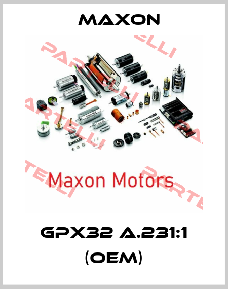 GPX32 A.231:1 (OEM) Maxon