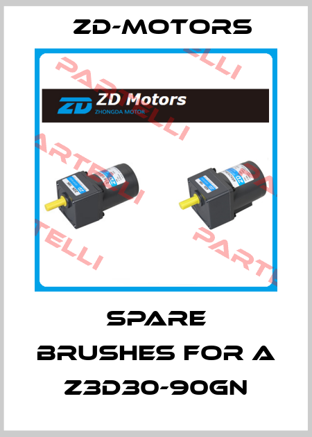 Spare brushes for a Z3D30-90GN ZD-Motors