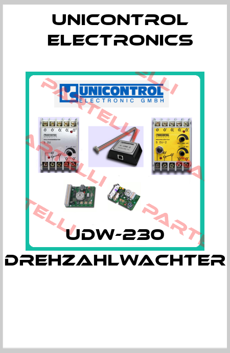 UDW-230 DREHZAHLWACHTER  Unicontrol