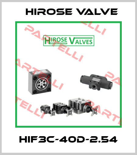 HIF3C-40D-2.54 Hirose Valve