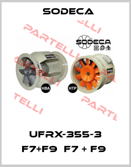 UFRX-355-3 F7+F9  F7 + F9  Sodeca