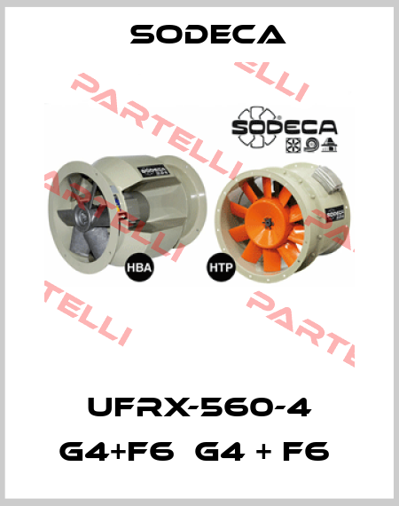 UFRX-560-4 G4+F6  G4 + F6  Sodeca