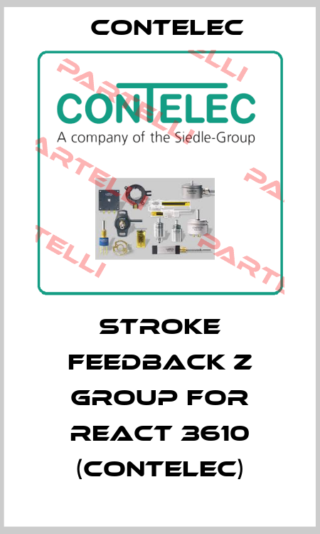 Stroke Feedback Z Group for REact 3610 (Contelec) Contelec