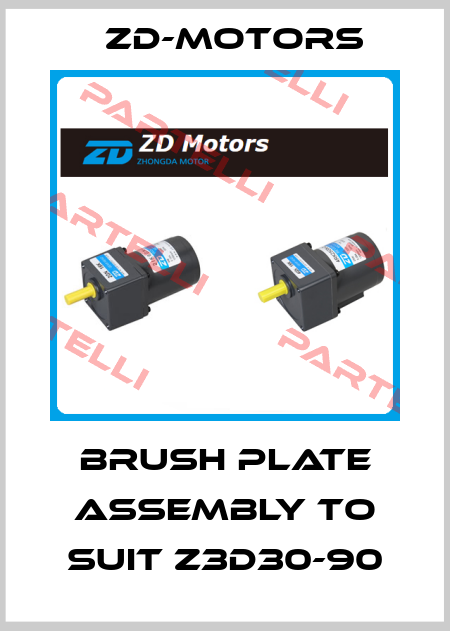 Brush plate assembly to suit Z3D30-90 ZD-Motors