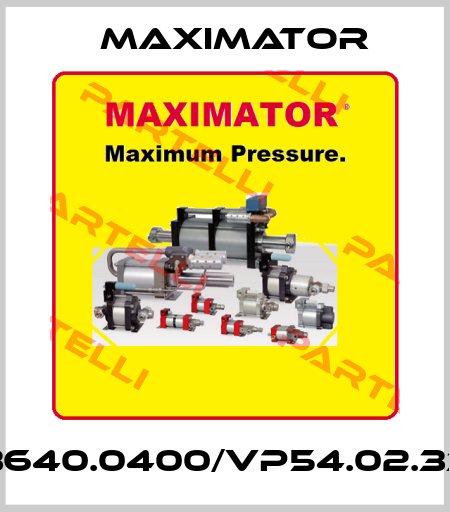 3640.0400/VP54.02.33 Maximator